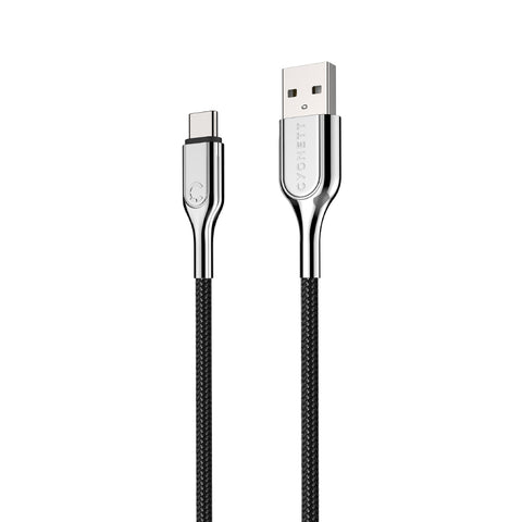 USB-C to USB-A (USB 2.0) Cable - Black 1m