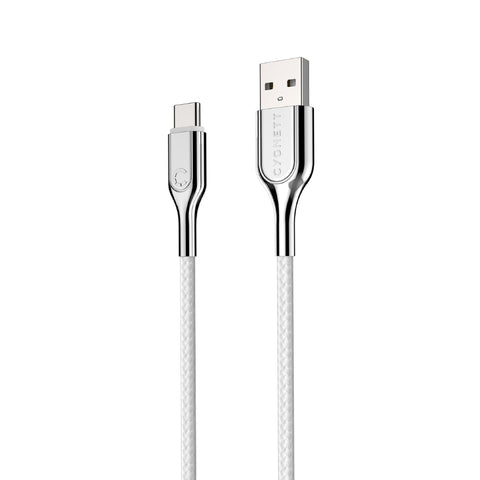 USB-C to USB-A (USB 2.0) Cable - White 1m