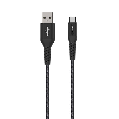 USB-C to USB-A Cable - Black 2m