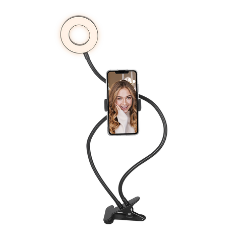 2-in-1 Selfie Ring Light with Phone Holder